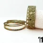Kundan Bangles Set